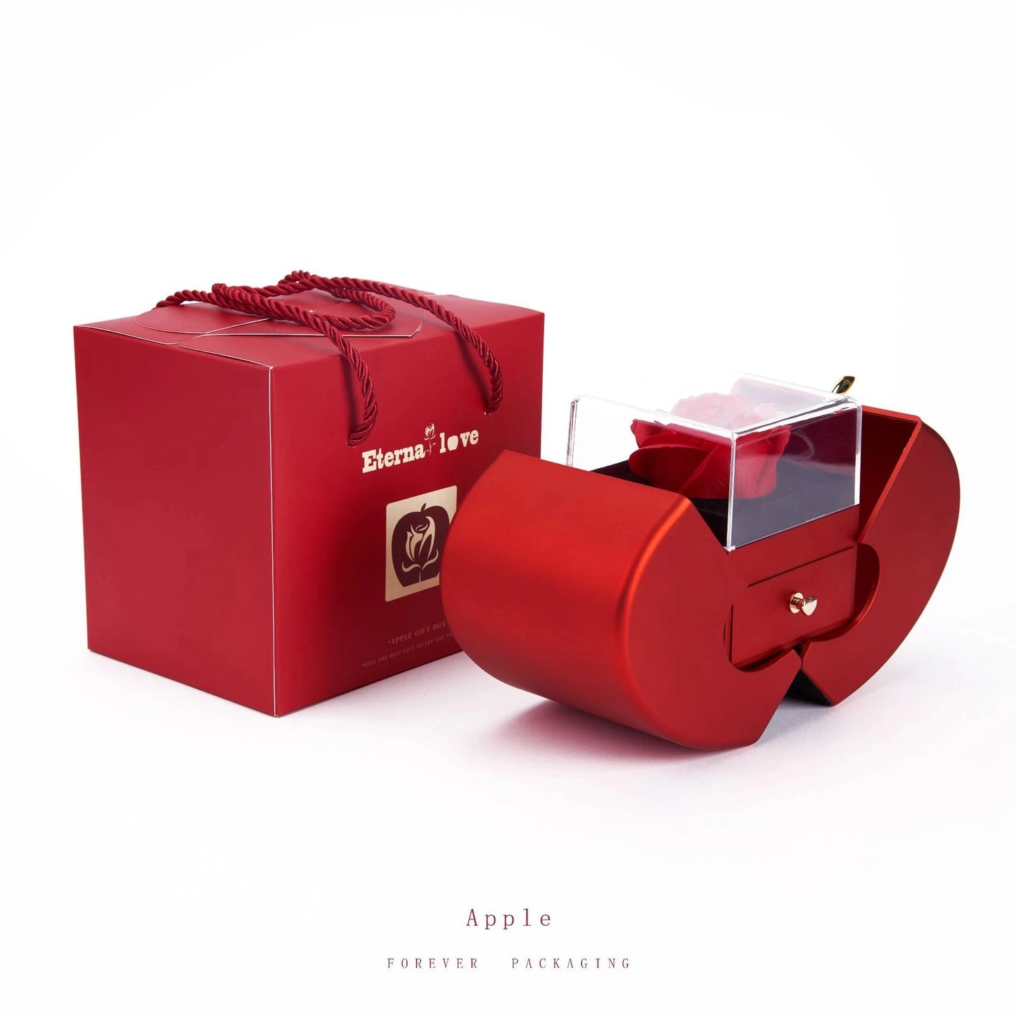 Luxury Red Apple Necklace Gift Box – Spirajewleryshop